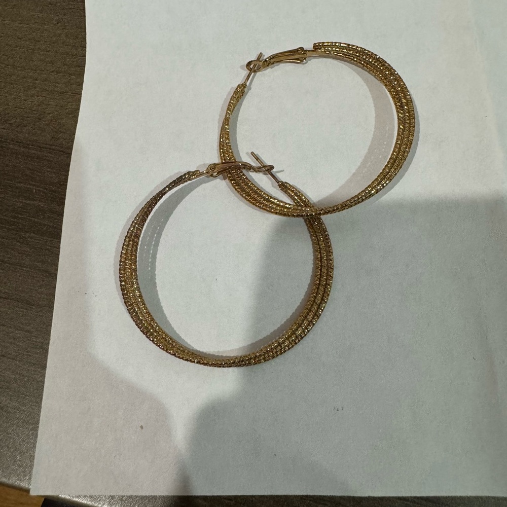 Elegant Gold Hoop Earrings